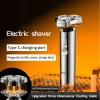 Comace Black three-head electric shaver, three-in-one razor, cross-border shaving device, electric clipper for hair cutting Specification image